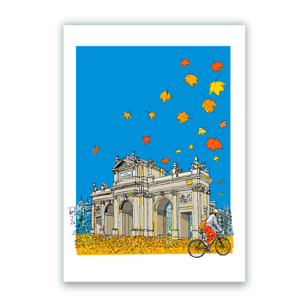 Puerta de Alcalá Giclée Print A4