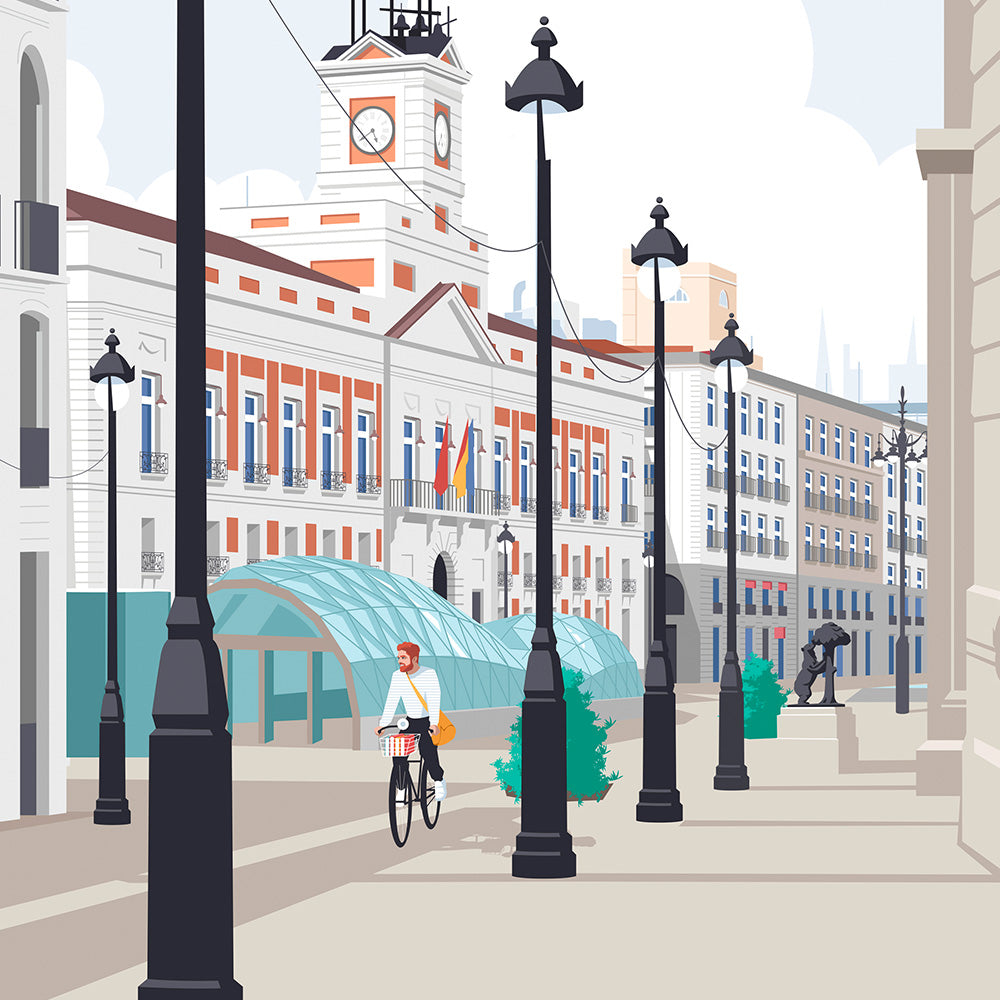 Puerta del Sol Impresión Giclée A3