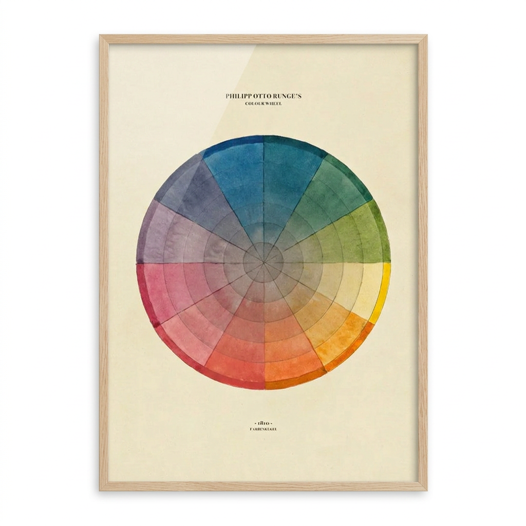 Philipp Otto Runge Colour Wheel Giclée Print