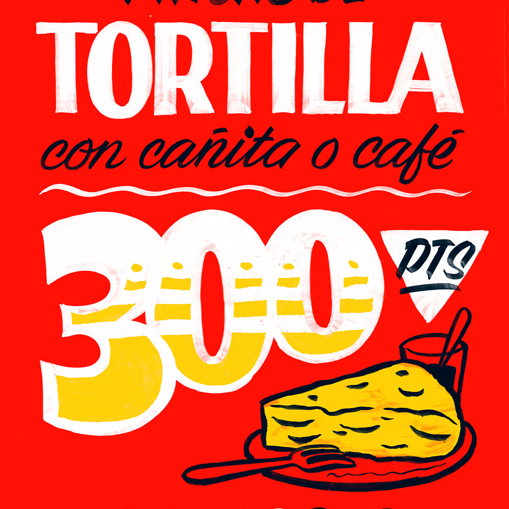 Pincho de Tortilla Impresión Giclée