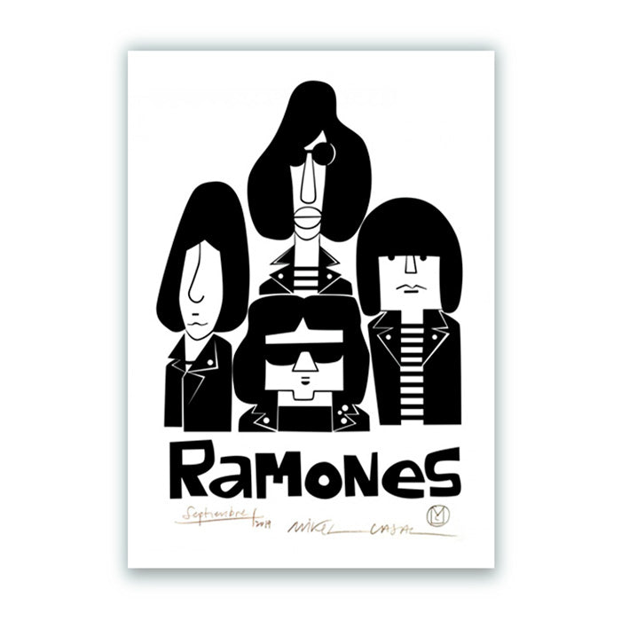 Ramones Impresión Giclée A5