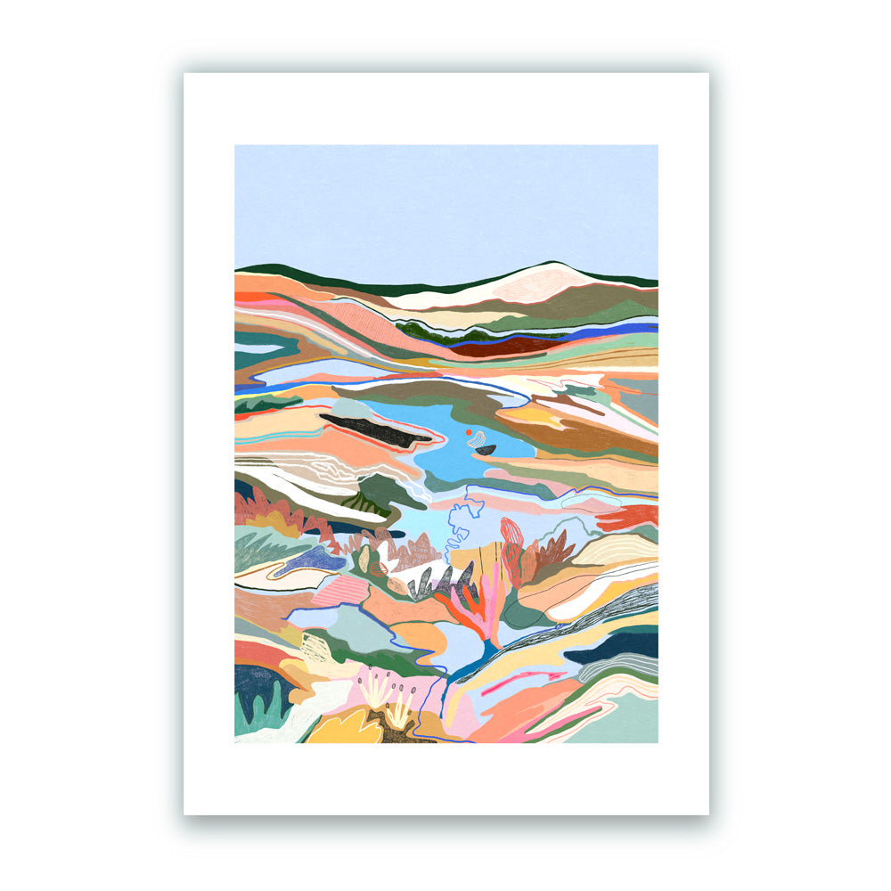 Reflecting Giclée Print A5