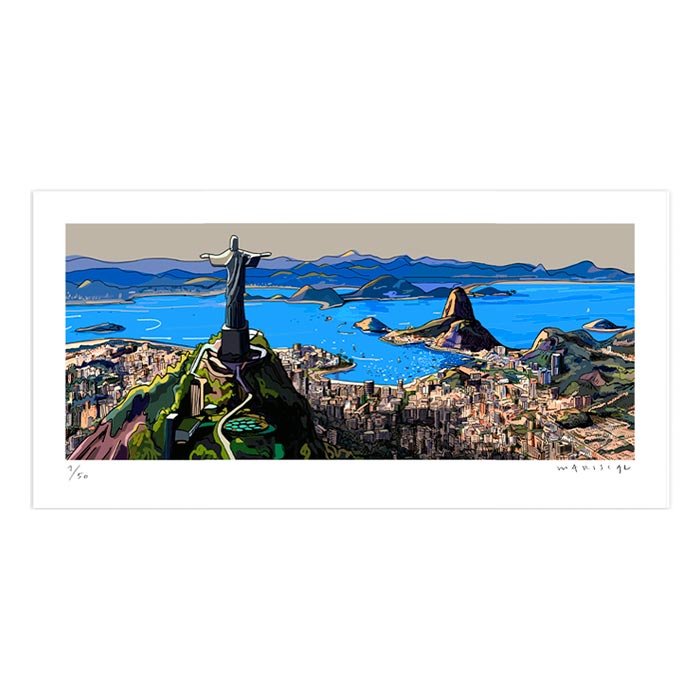 Panorámica Río de Janeiro Impresión Fine Art