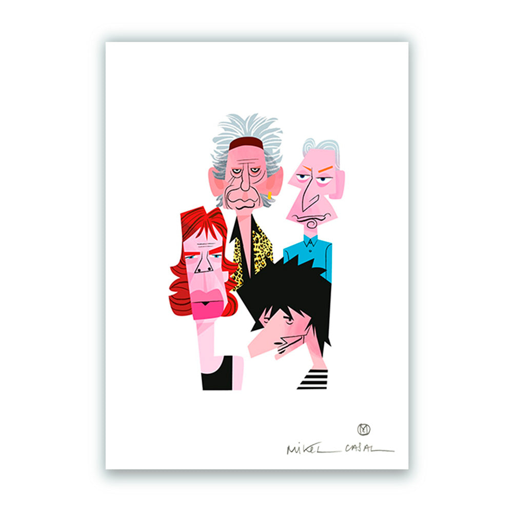 The Rolling Stones A3 Giclée Print