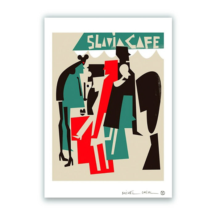 Slavia Café Impression Giclée A3