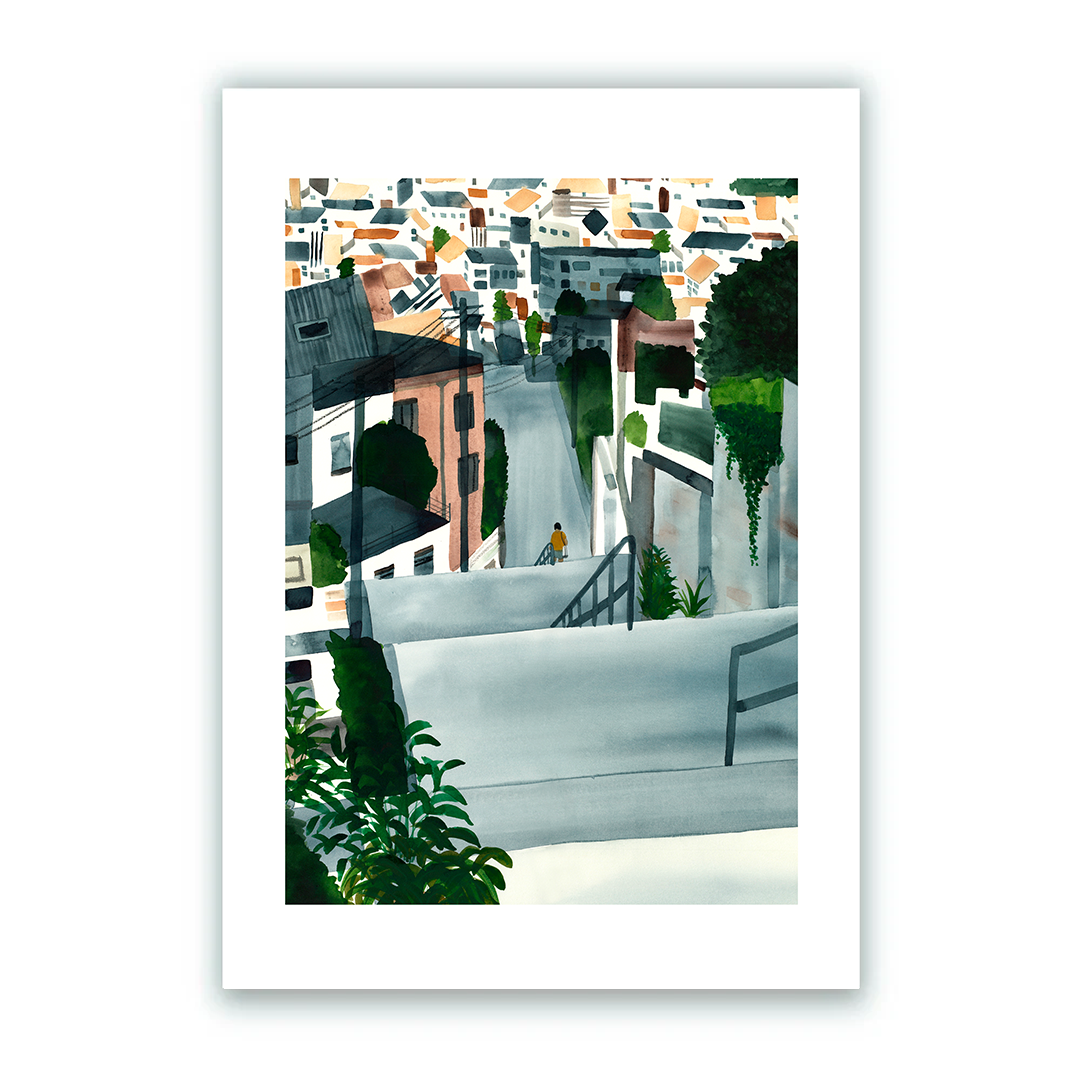 Stairs Impresión Giclée
