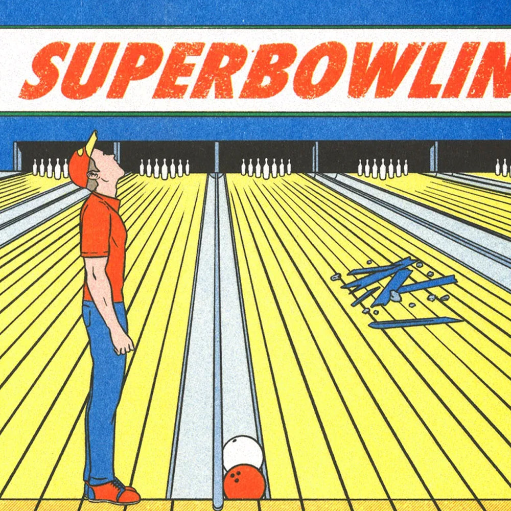 Super Bowling Risographie A3