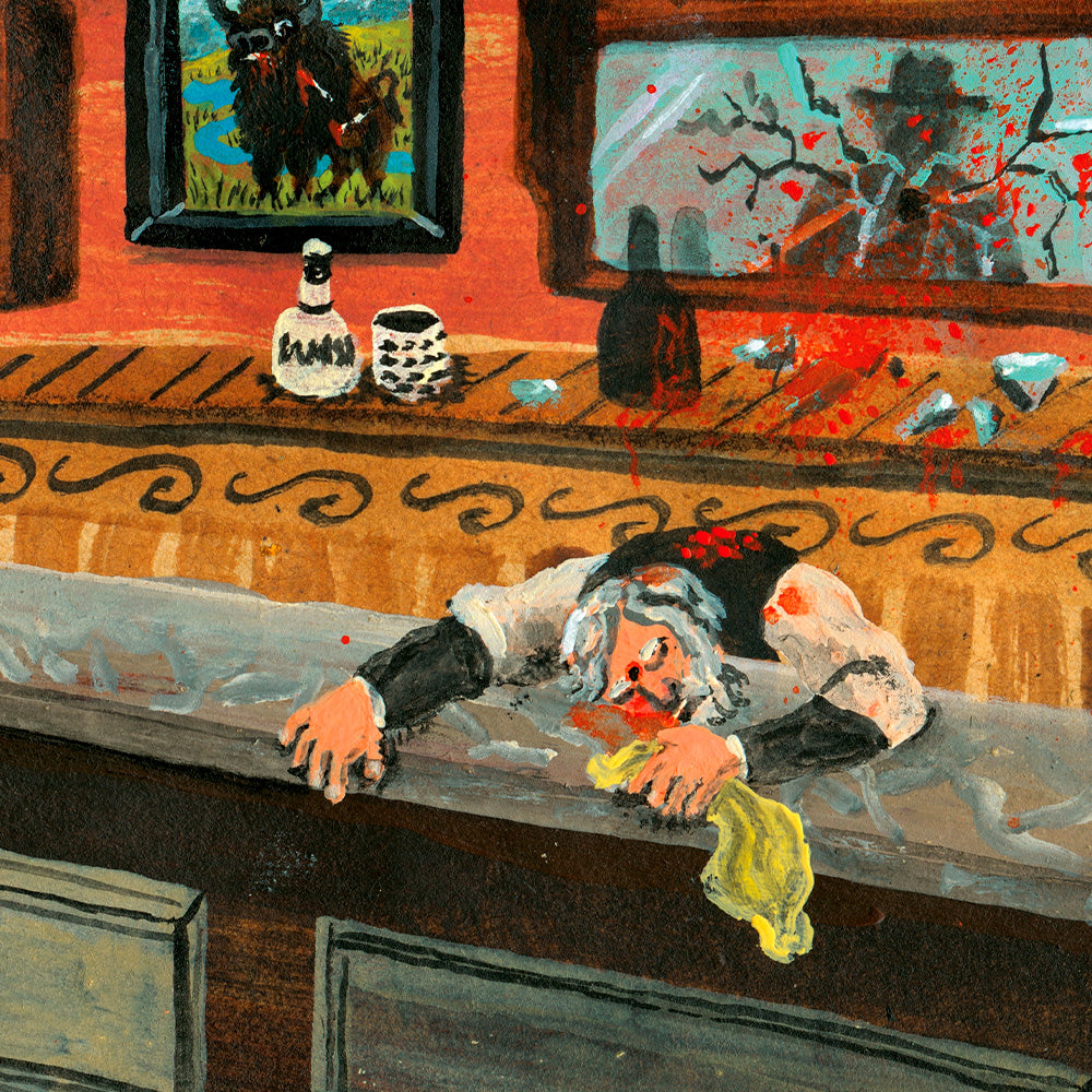 Saloon McAbe Impresión Giclée