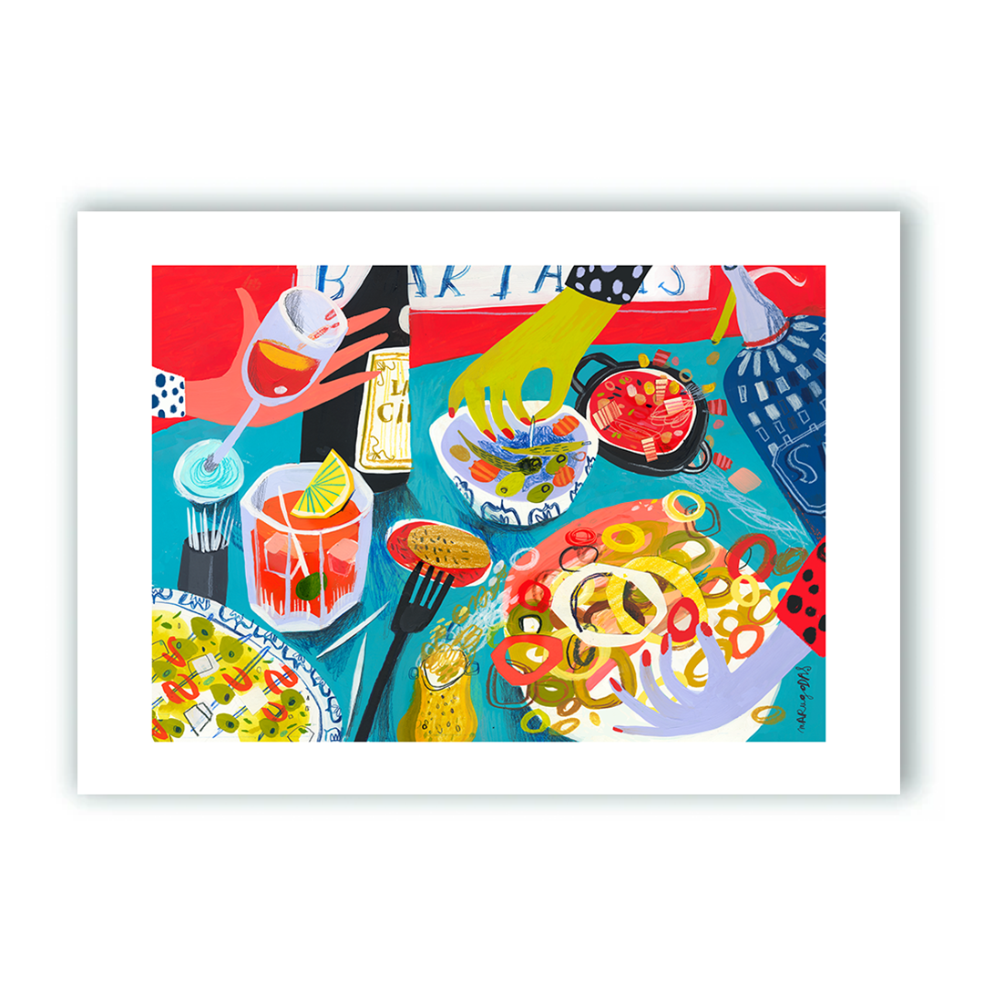 De tapas y Raciones Impression Giclée