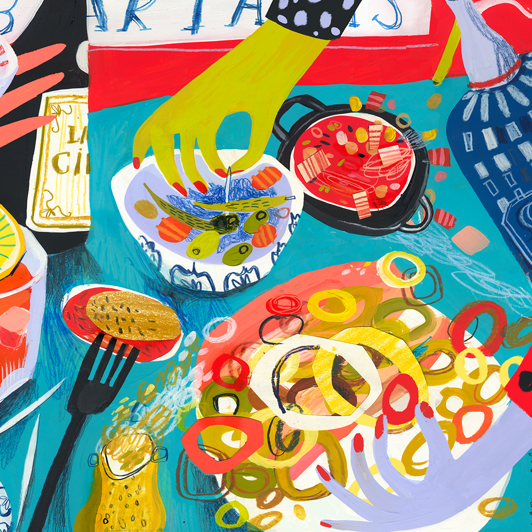 De tapas y Raciones Impression Giclée
