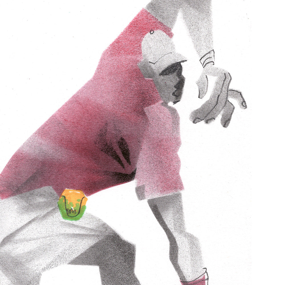 Tennis Player Impresión Giclée