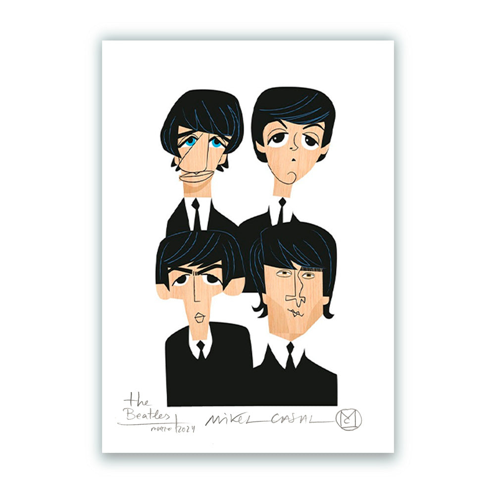 The Beatles A5 Giclée Print