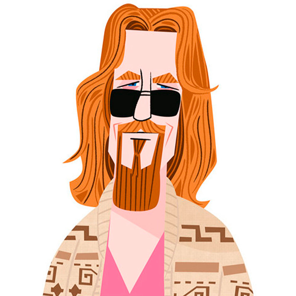 The Dude Giclée Print A5