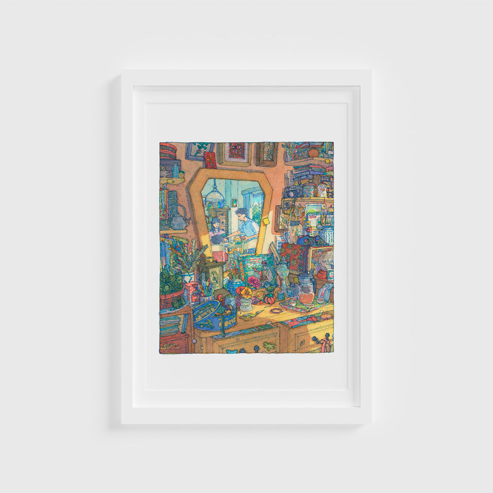 Traditions Mirror Impression Giclée A3