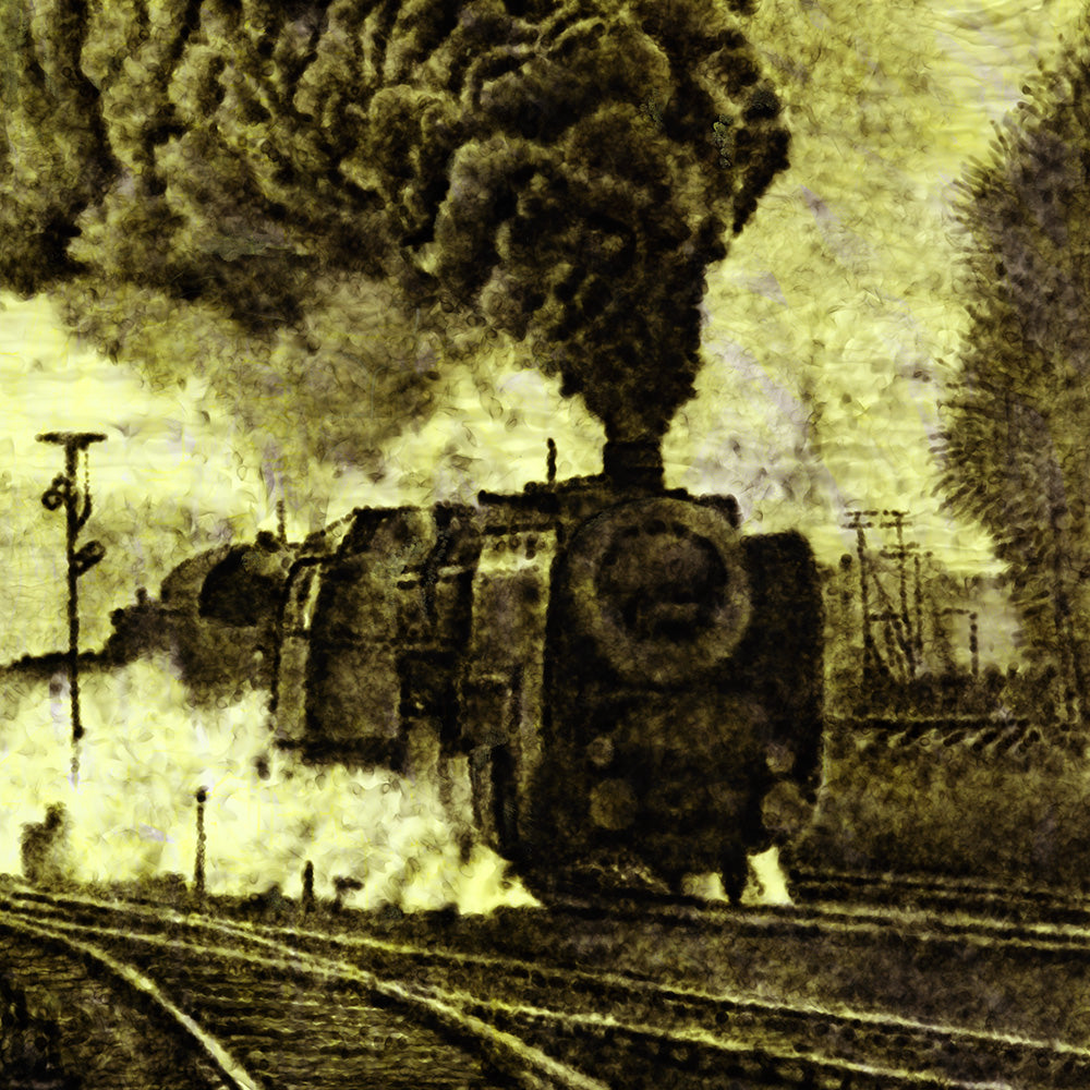 Tren Impresión Giclée A5