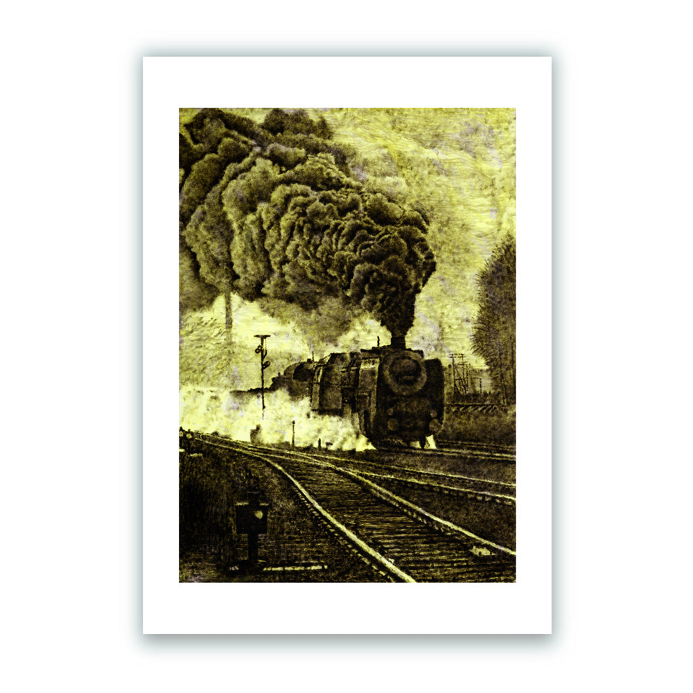 Tren Impresión Giclée A4