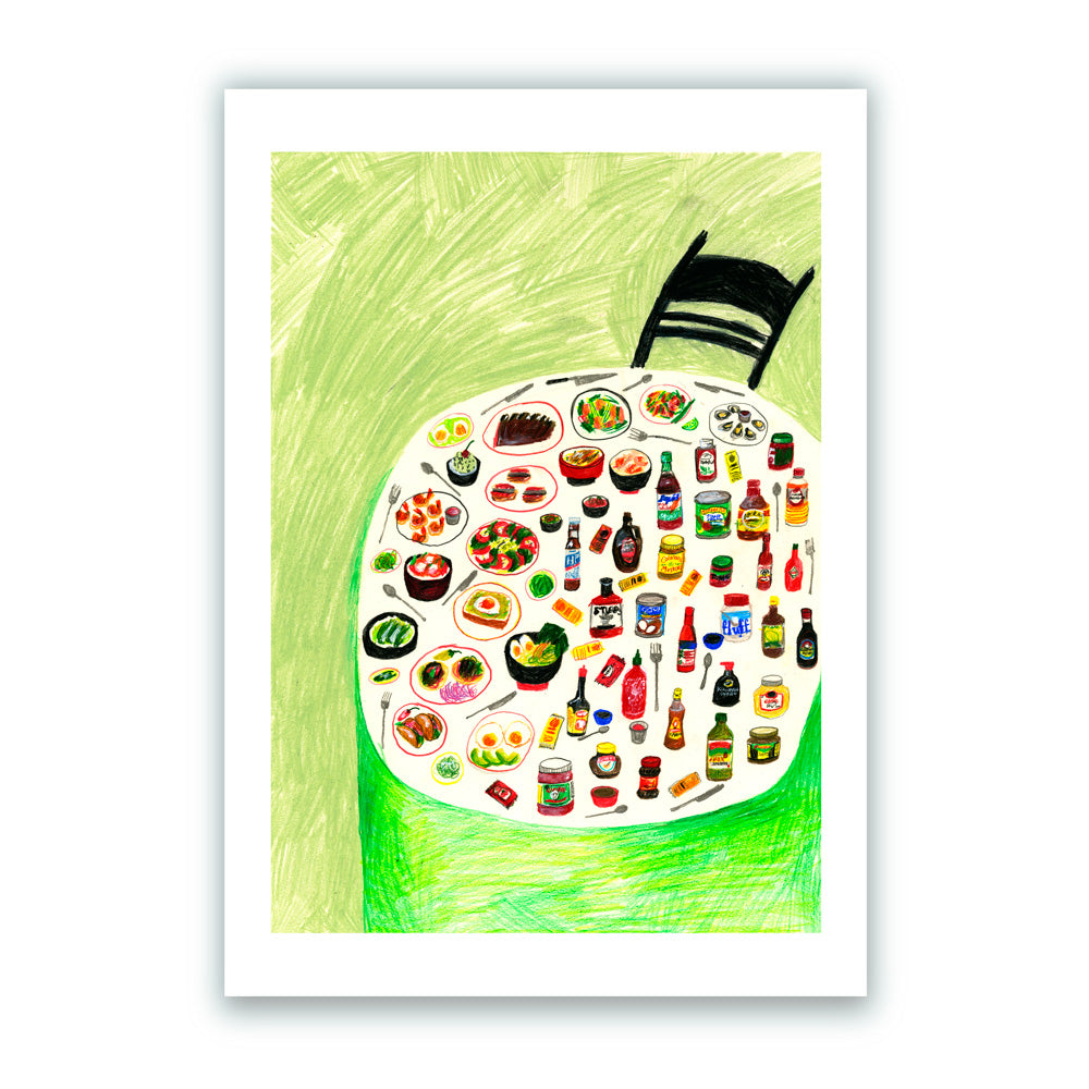 The Sauce and its Dance Party Impresión Giclée