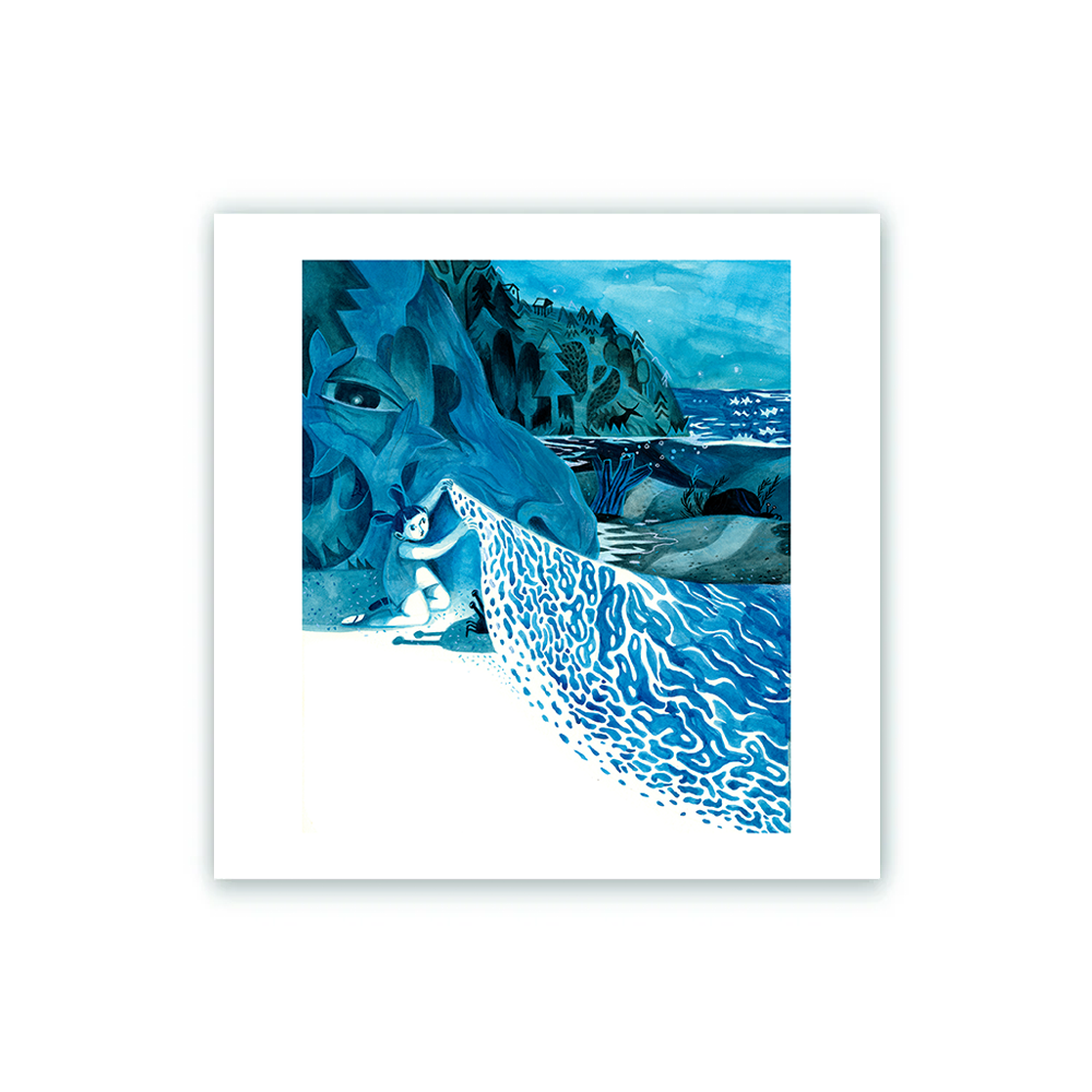 Under the Sea Blanket Impresión Giclée