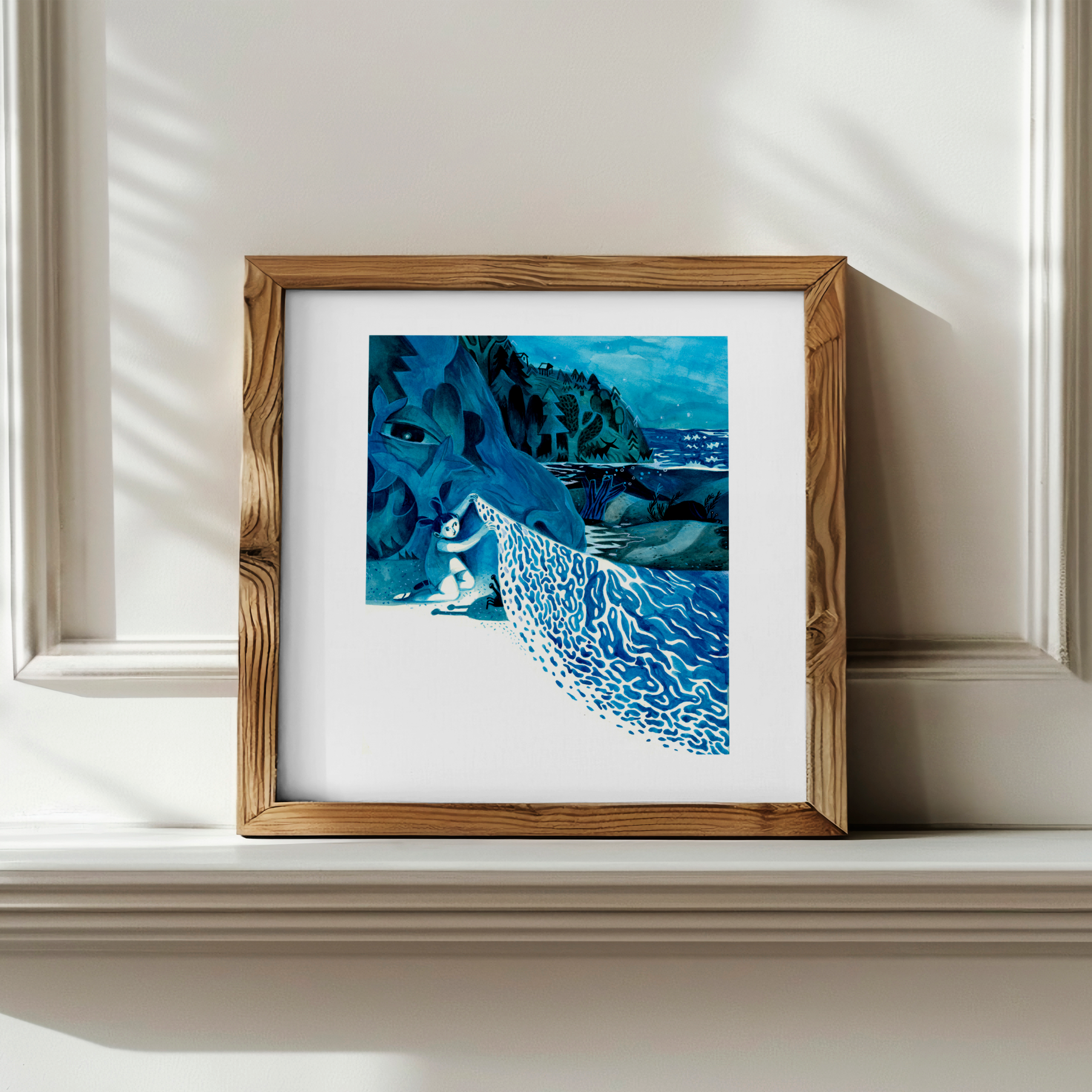 Under the Sea Blanket Giclée Print
