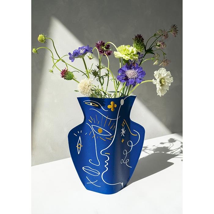 Florero de Papel Jaime Hayon - Azul