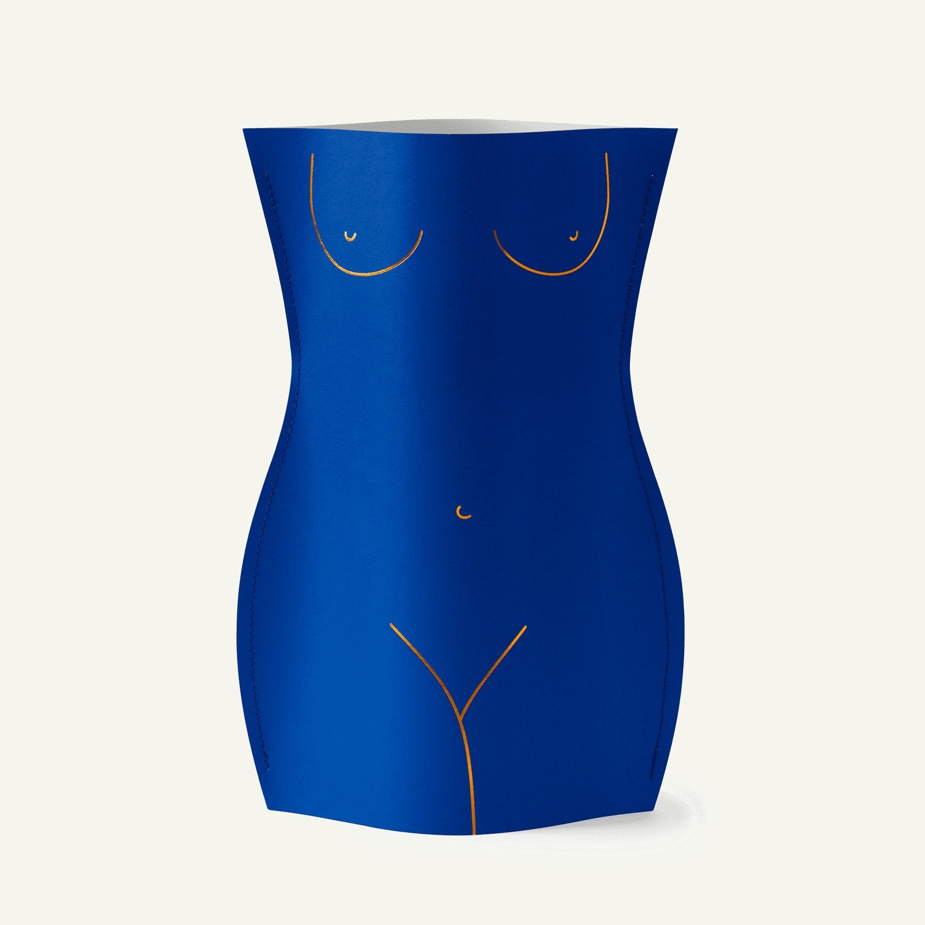 Blue Venus Paper Vase