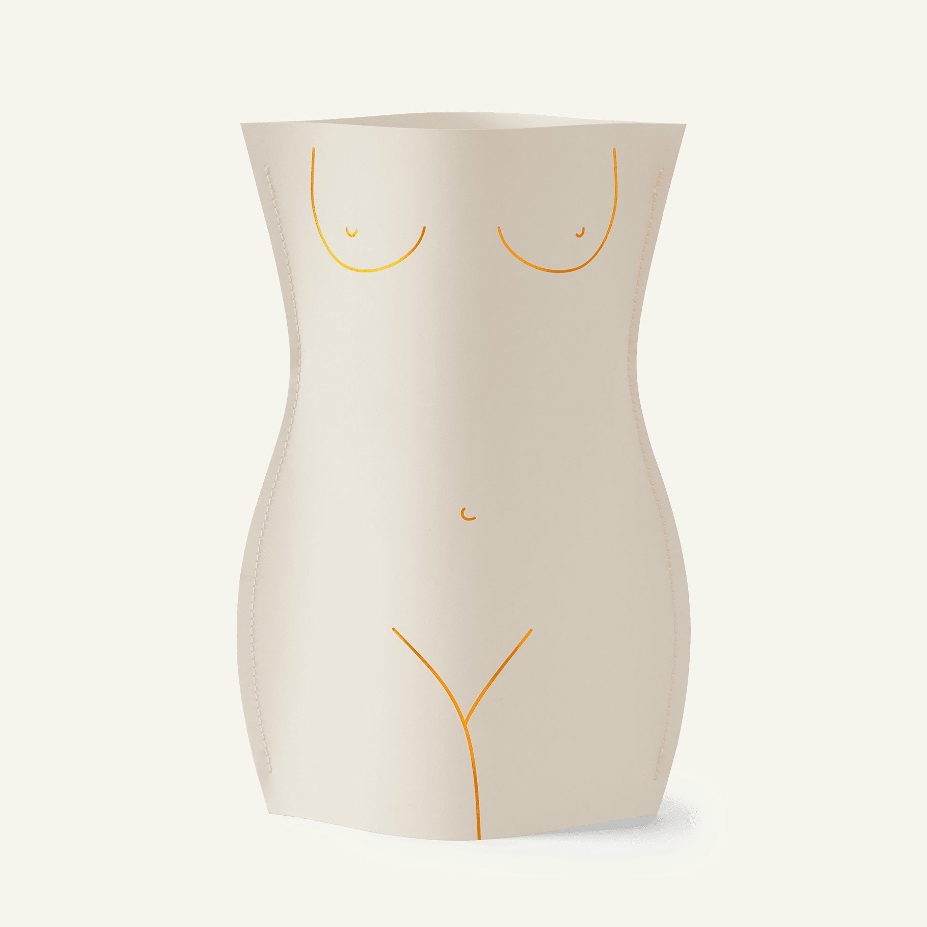 Vase en papier Vénus blanc