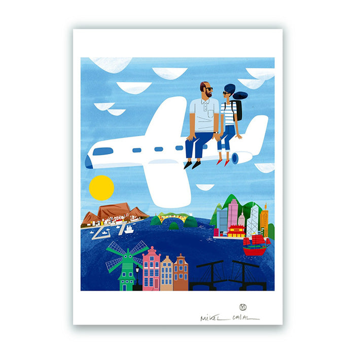 Viajar Juntos Impresión Giclée