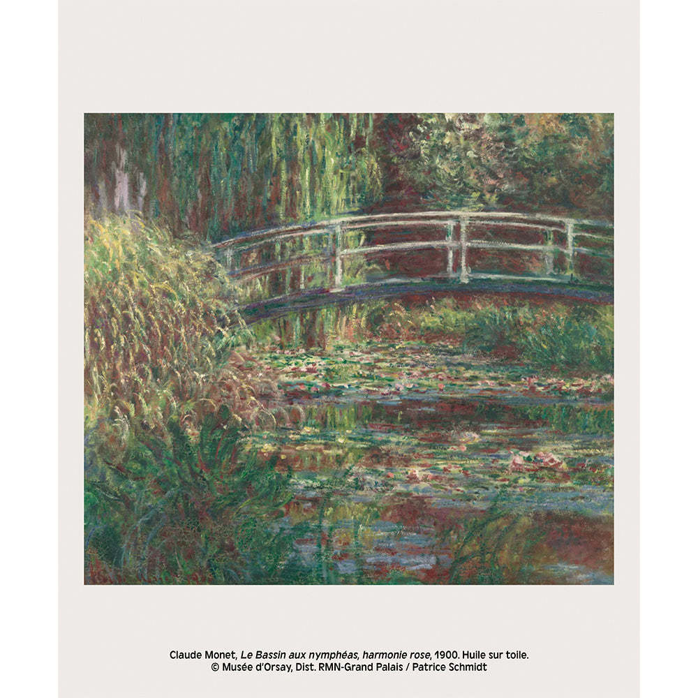 Le Bassin aux Nymphéas, Harmonie Rose Risografía A3