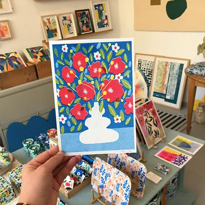 Wavy Jar Risography Variant A5