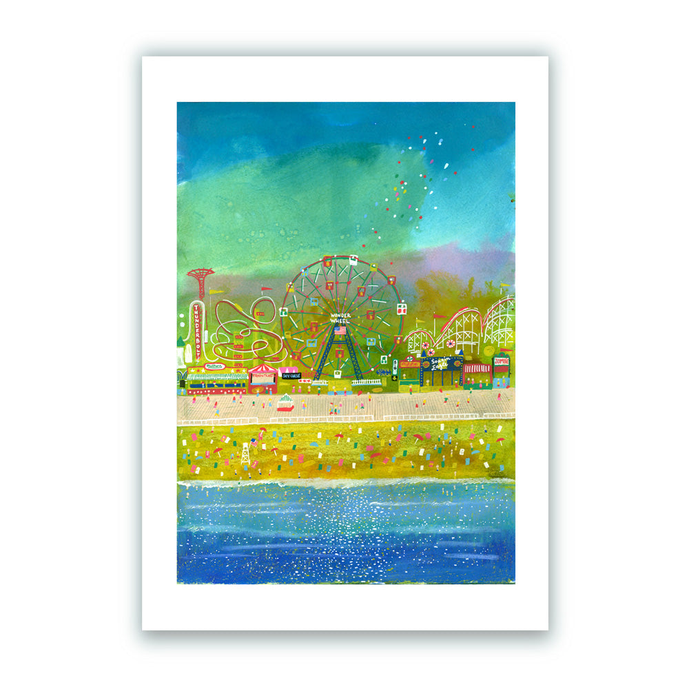 Wonder Wheel Impression Giclée A4