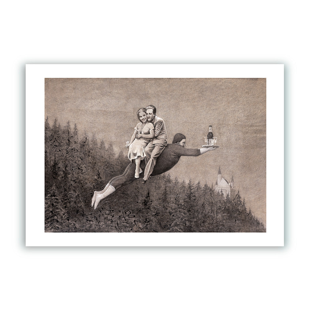 Romantic Weekend in the Black Forest Giclée Print