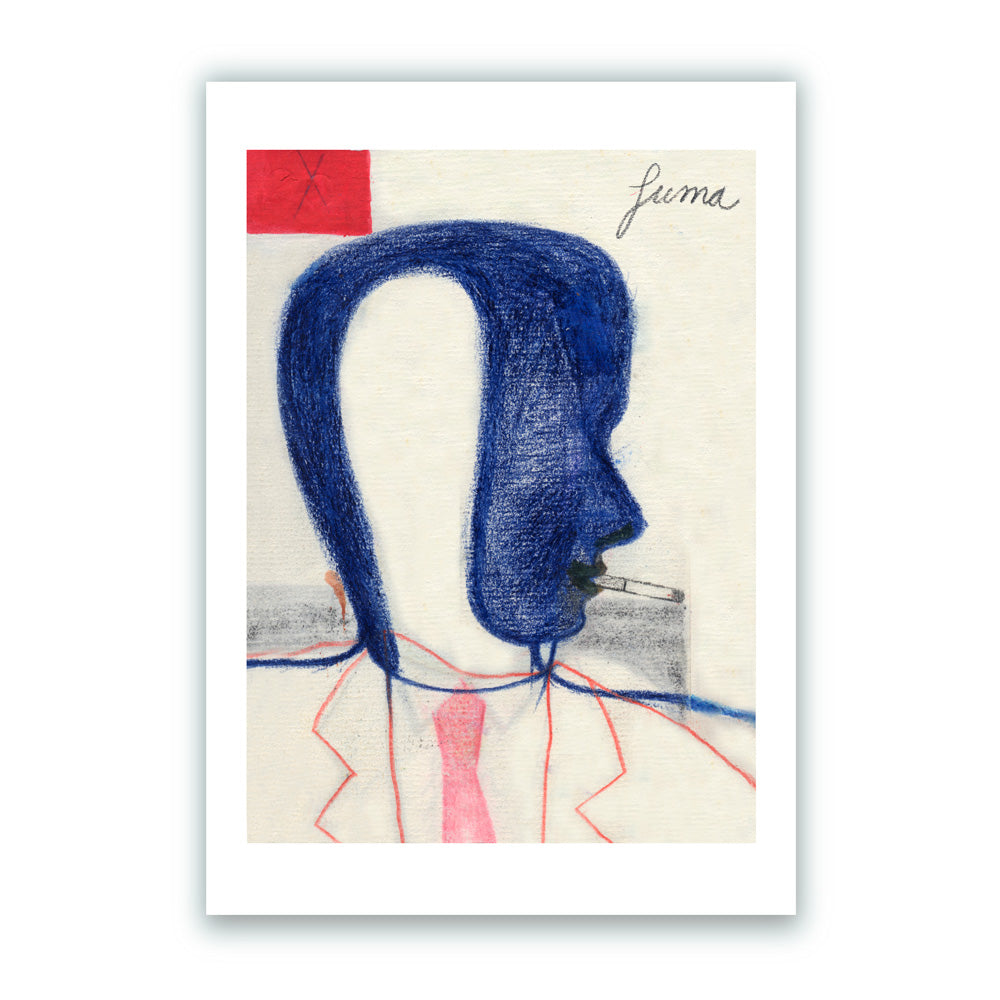 Fumador 5 Impresión Giclée
