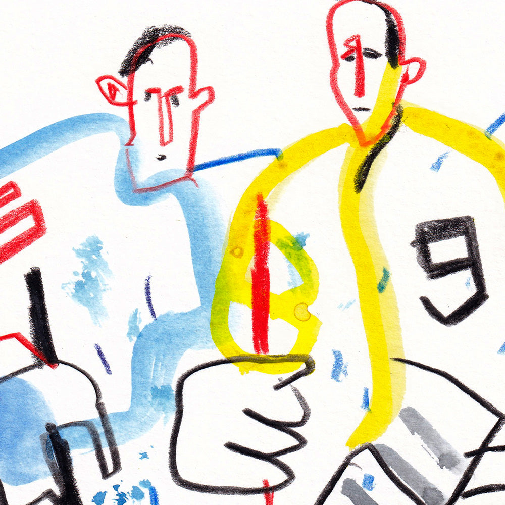 Ice Hockey Giclée Print