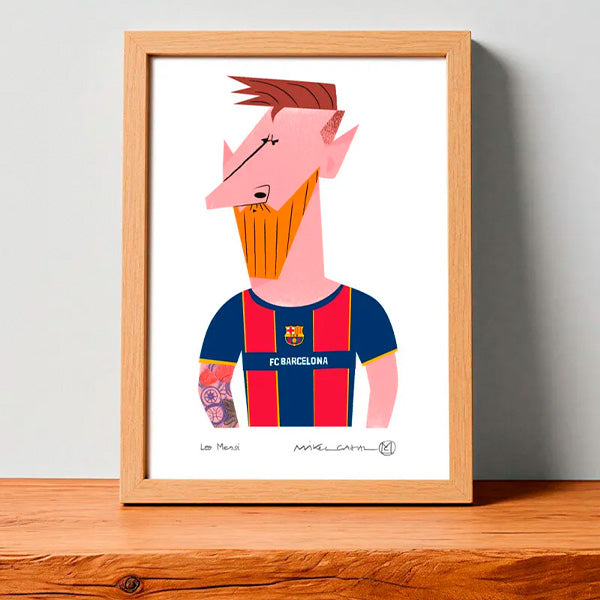 Messi Barcelona Giclée Print