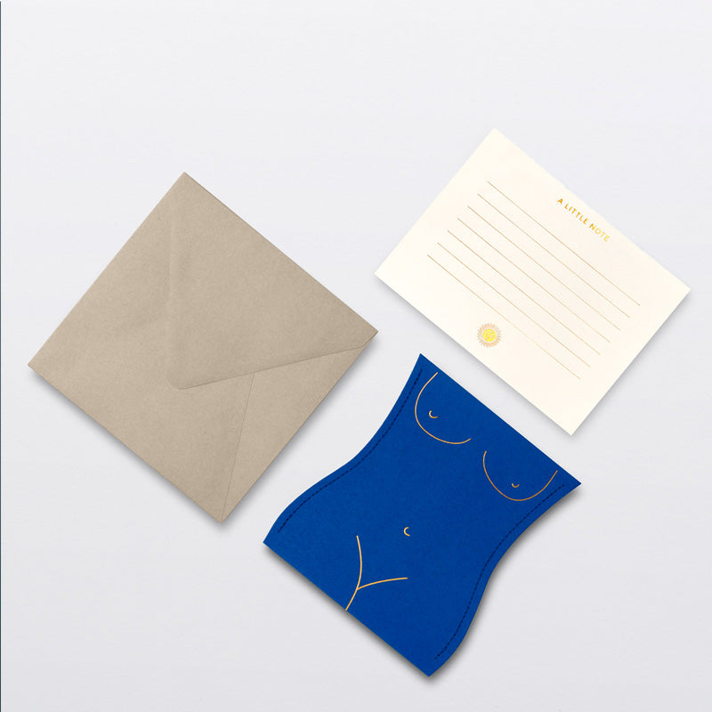 Mini Florero de Papel Venus Azul