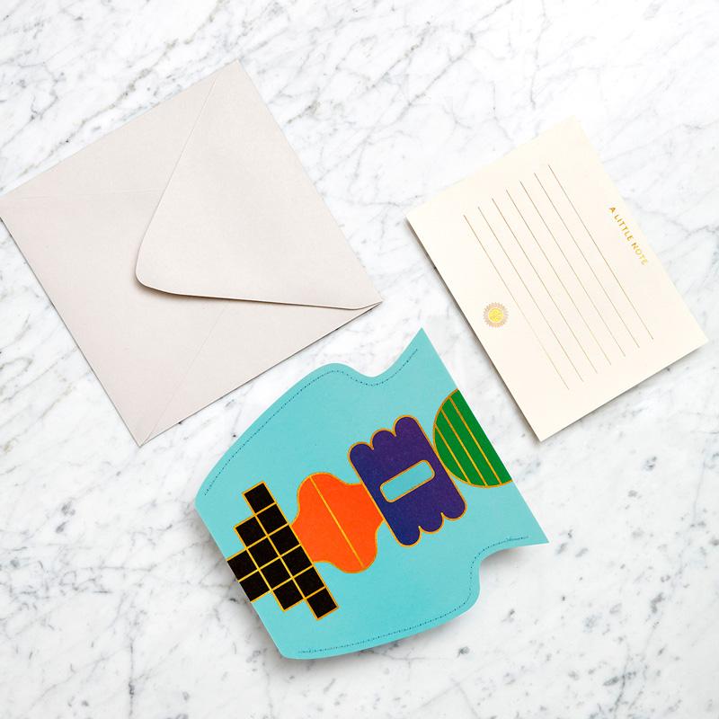 Blue Temple Mini Paper Vase