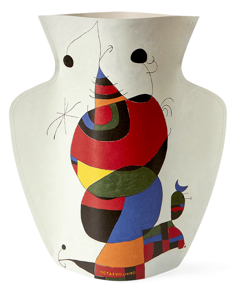 Florero de Papel Miró Femme, Oiseau, Étolie