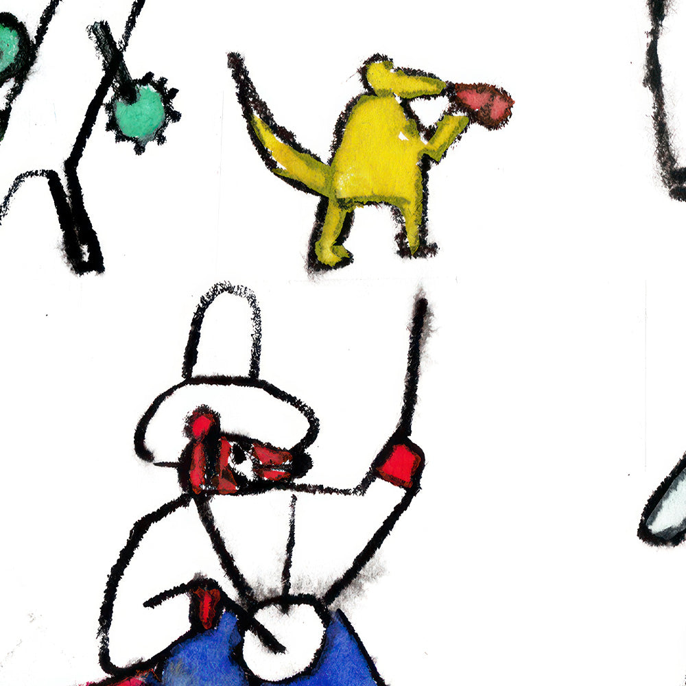 Músicos Impresión Giclée