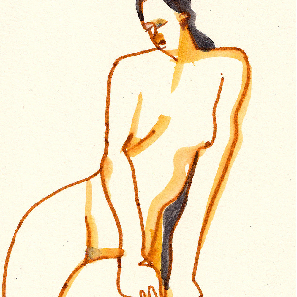 Ochre Model Impresión Giclée