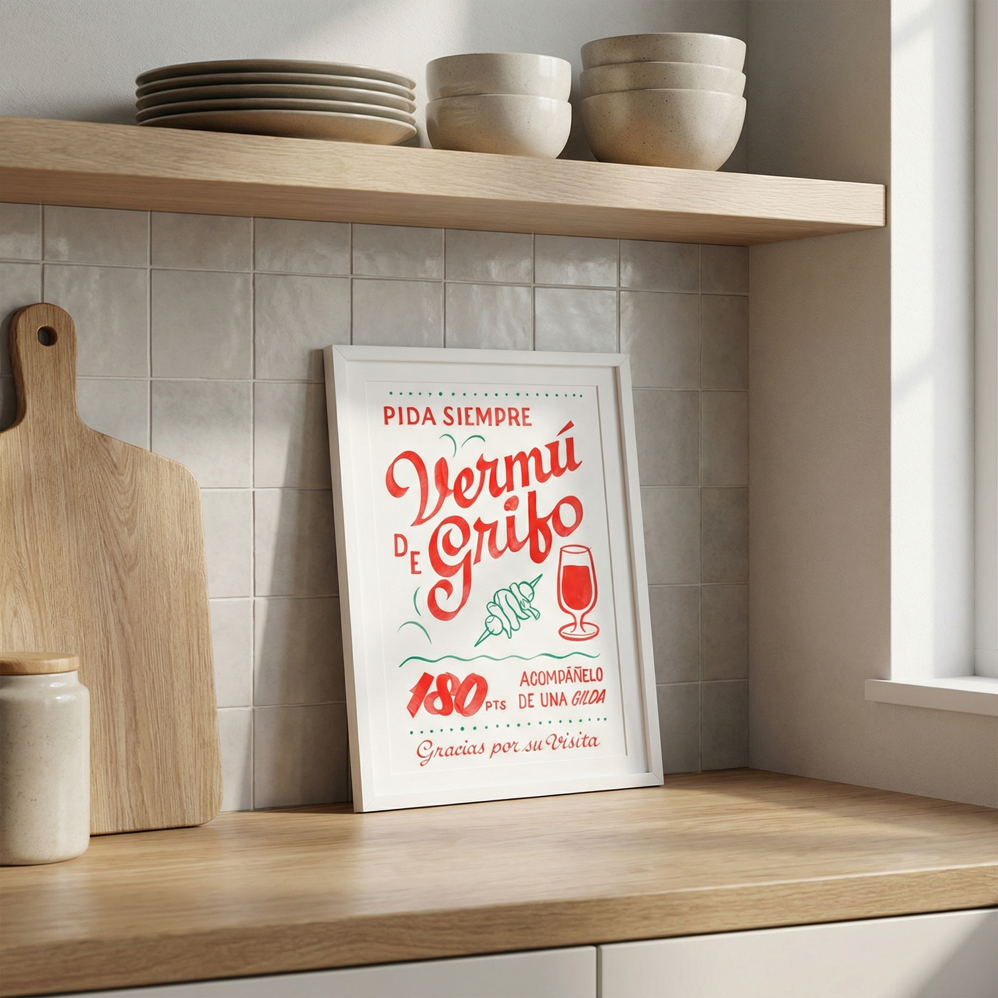 Vermú de Grifo Giclée Print