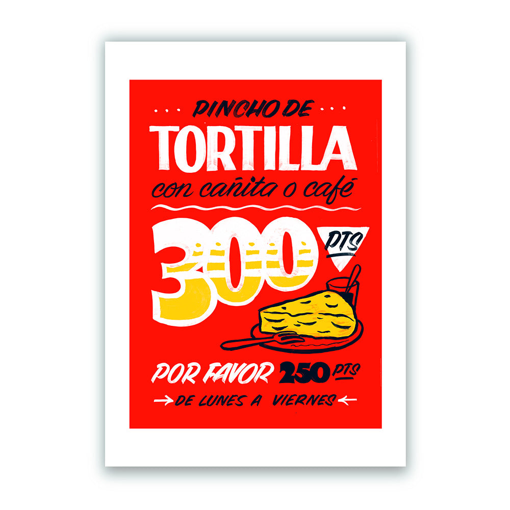 Pincho de Tortilla Impresión Giclée