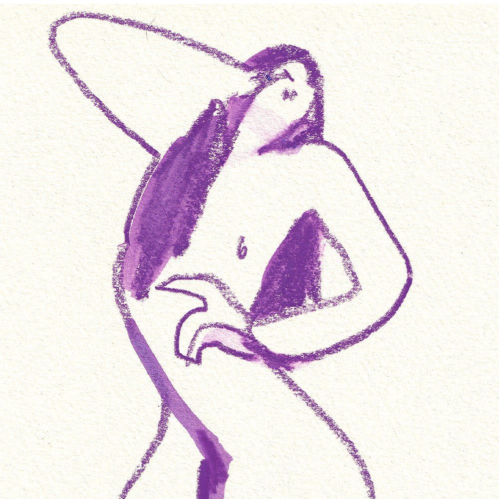 Purple Model Impresión Giclée