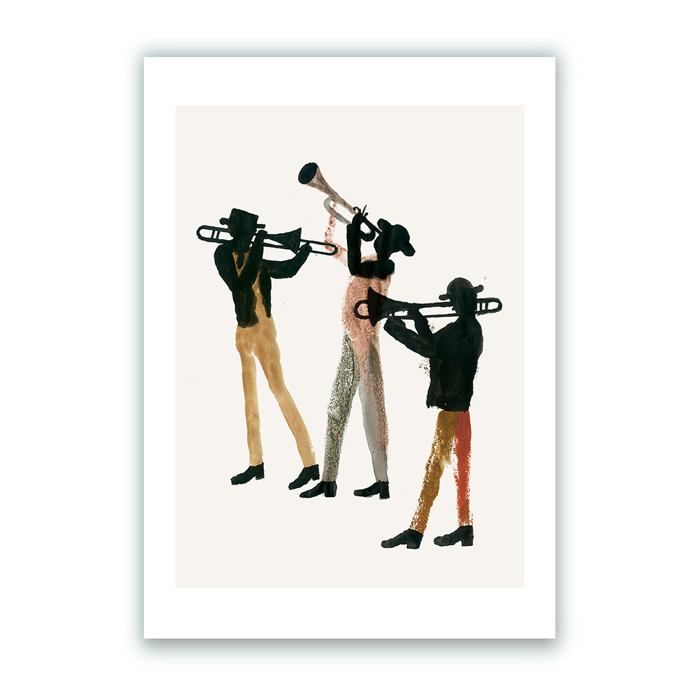 Tres Músicos Impresión Giclée